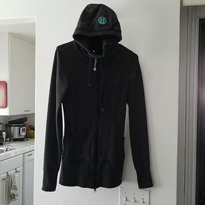 Gray Lulu Zip Hoodie